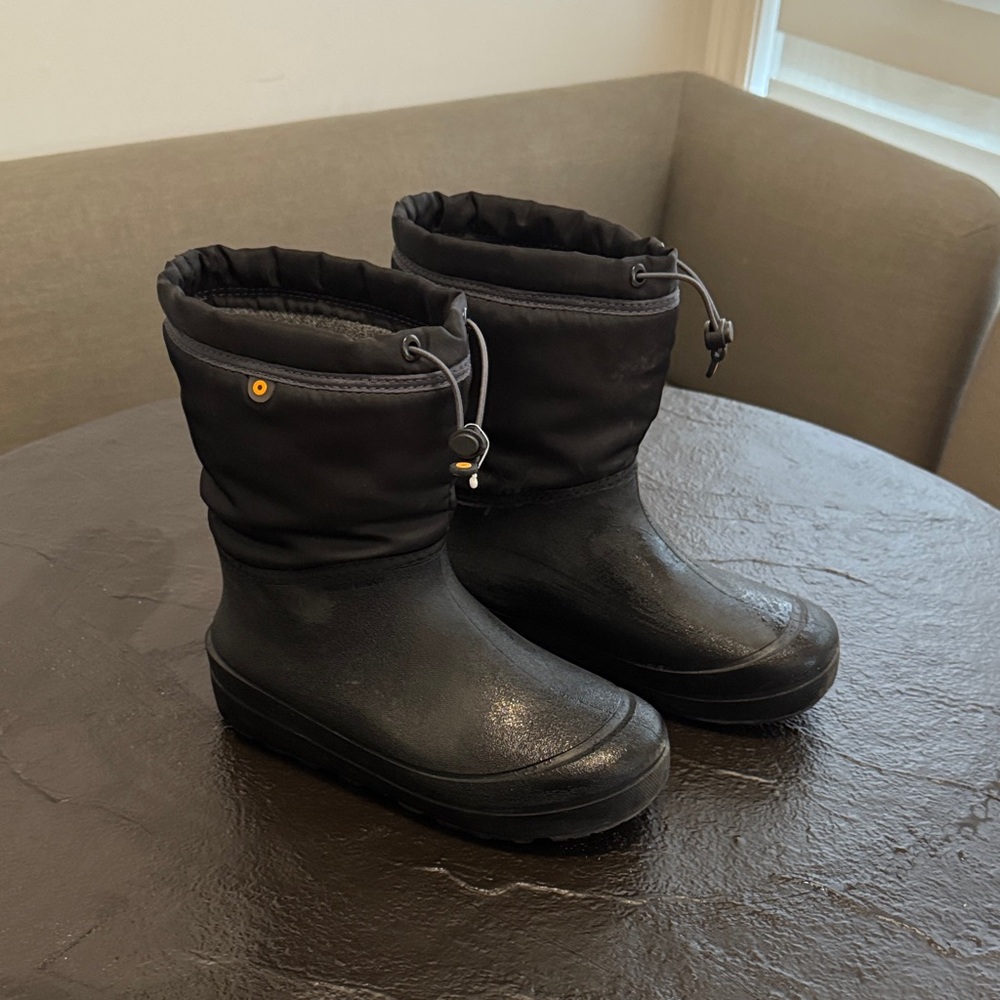 Black Kids Winter Bogs Boots